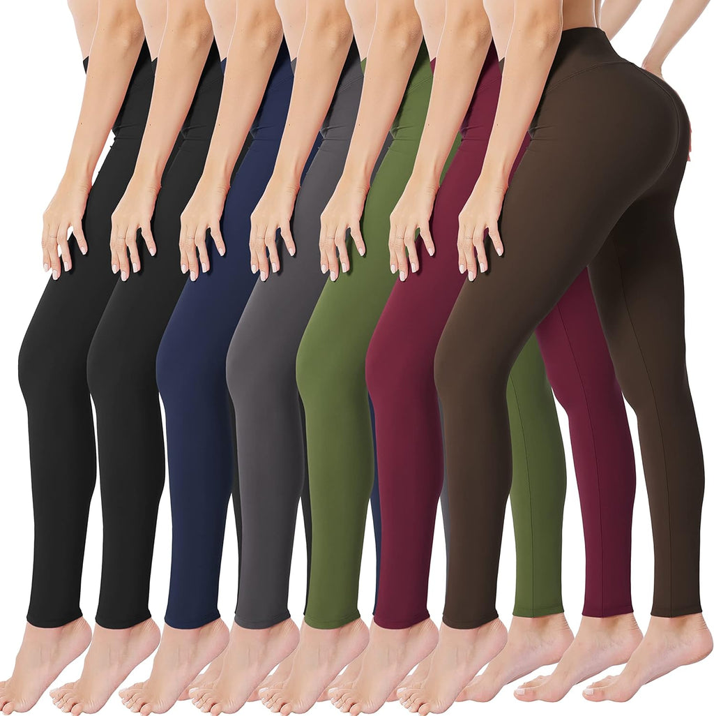 Creamlush High Waisted Leggings for Women Full Length & Capri | Buttery Soft, Stretchy, Tummy Control, Opaque, Slimming Fit, Plus-Size Fit, Moves Freely, Workout Yoga Running Lounge Pants