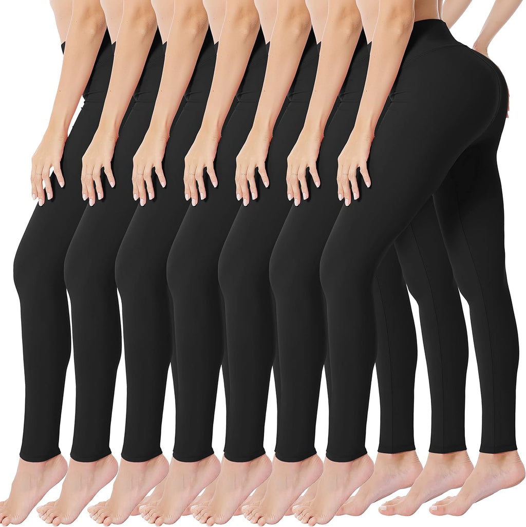 Creamlush High Waisted Leggings for Women Full Length & Capri | Buttery Soft, Stretchy, Tummy Control, Opaque, Slimming Fit, Plus-Size Fit, Moves Freely, Workout Yoga Running Lounge Pants