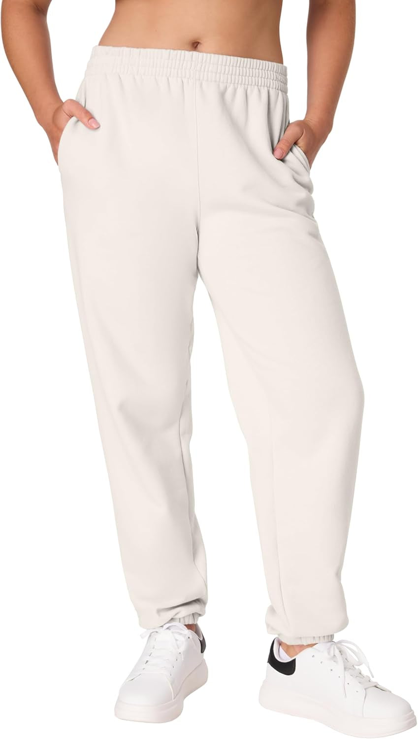 Women'S Originals Midweight Fleece Joggers, Sweatpants with Pockets, 30", Plus