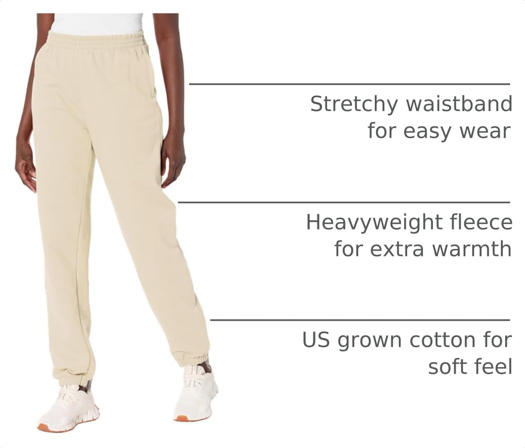 Women'S Originals Midweight Fleece Joggers, Sweatpants with Pockets, 30", Plus