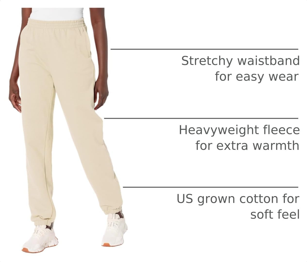 Women'S Originals Midweight Fleece Joggers, Sweatpants with Pockets, 30", Plus