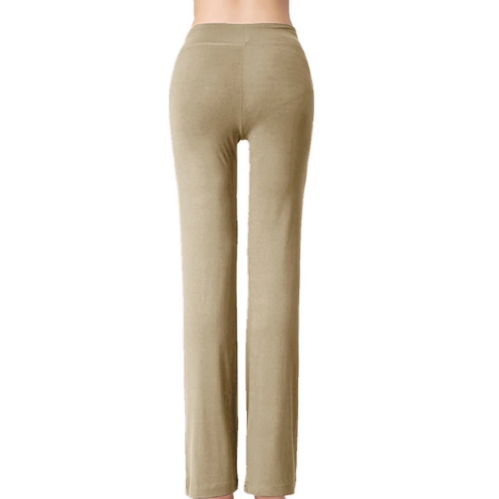 Aoujea up to 50% off plus Size Yoga Pants Women Loose High Waist Wide Leg Workout Out Leggings Casual Trousers