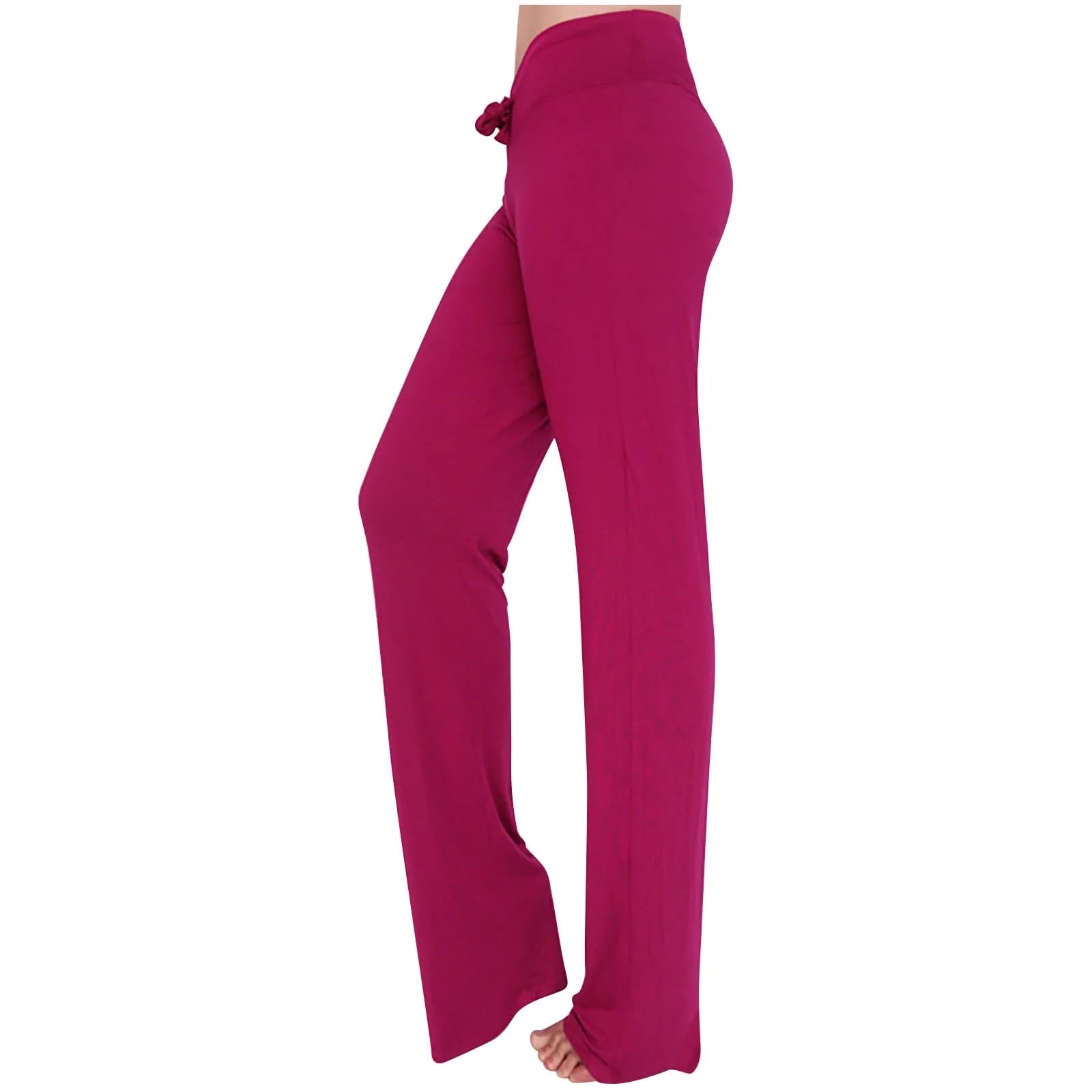 Aoujea up to 50% off plus Size Yoga Pants Women Loose High Waist Wide Leg Workout Out Leggings Casual Trousers