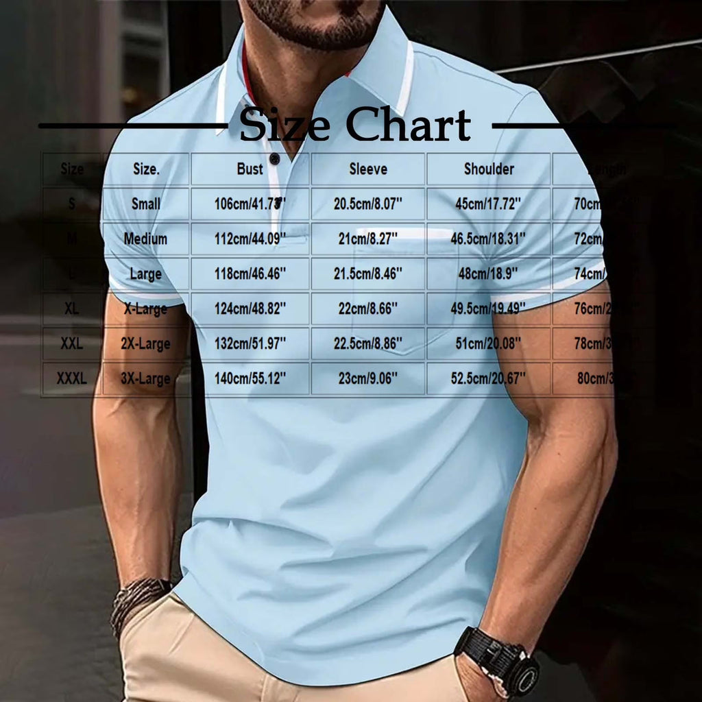 Mens Polo Summer T-Shirts Short Sleeve with Pocket, Big and Tall Plain Pullover Collared Casual V-Neck Outdoor Shirts for Men
