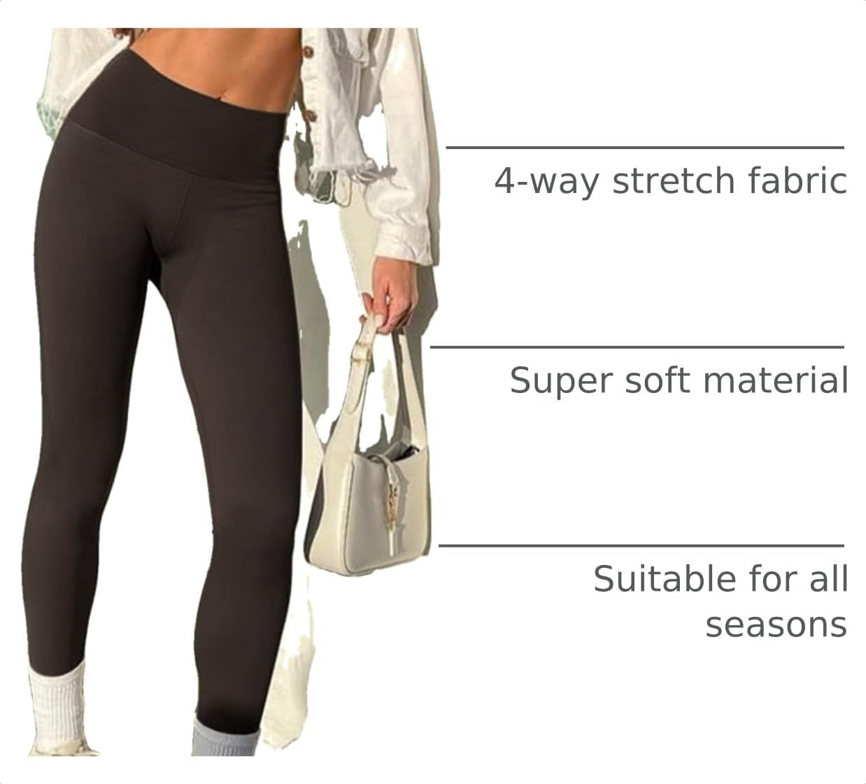 Creamlush High Waisted Leggings for Women Full Length & Capri | Buttery Soft, Stretchy, Tummy Control, Opaque, Slimming Fit, Plus-Size Fit, Moves Freely, Workout Yoga Running Lounge Pants