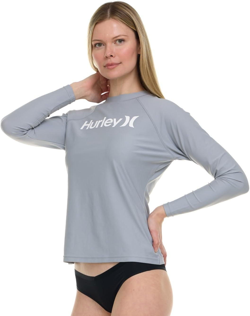 Women'S Long Sleeve Rash Guard, UPF 50+ Sun Protection Swim Shirt | UPF 50+ Sun & UV Protection, Quick-Dry Fabric, Flattering Silhouette, Full Range of Motion, SPF Sun Shirt