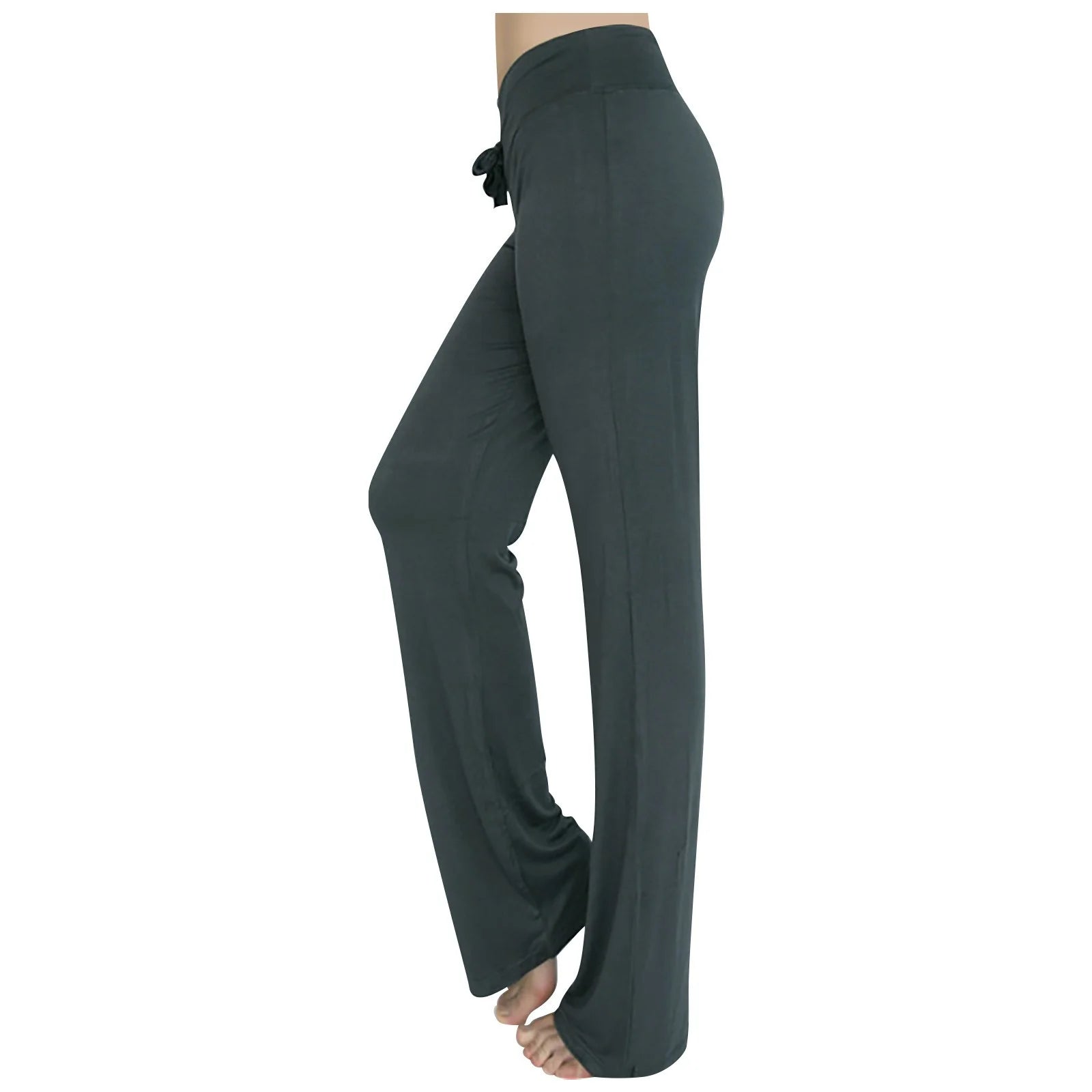 Aoujea up to 50% off plus Size Yoga Pants Women Loose High Waist Wide Leg Workout Out Leggings Casual Trousers
