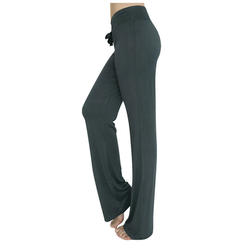 Aoujea up to 50% off plus Size Yoga Pants Women Loose High Waist Wide Leg Workout Out Leggings Casual Trousers